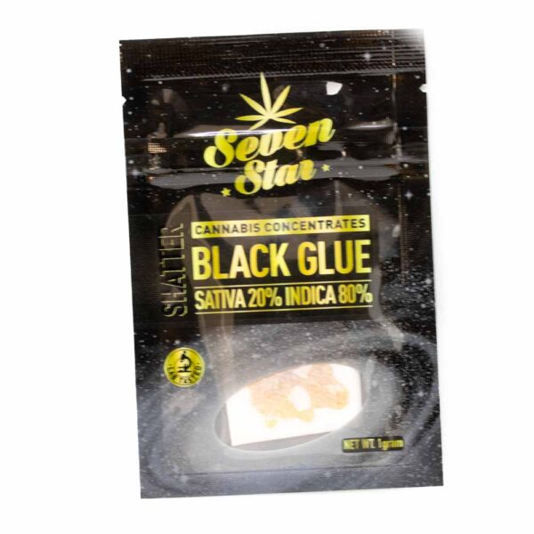 seven star shatter black glue